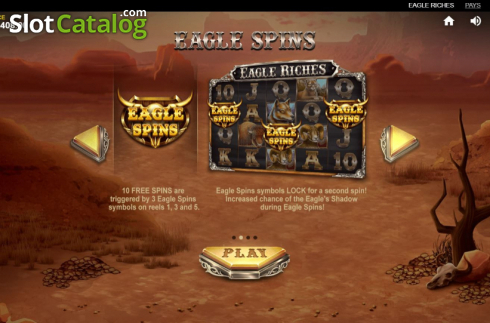 Οθόνη4. Eagle Riches Κουλοχέρης