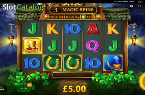 Οθόνη7. Leprechauns Magic Κουλοχέρης