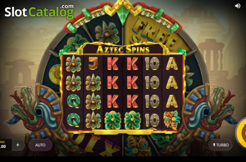 Οθόνη2. Aztec Spins Κουλοχέρης