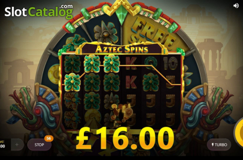 Οθόνη4. Aztec Spins Κουλοχέρης