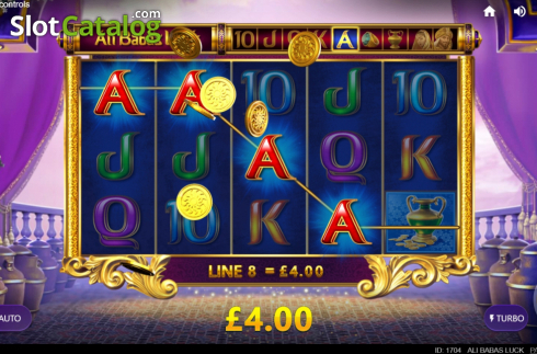 Οθόνη3. Ali Baba's Luck Κουλοχέρης