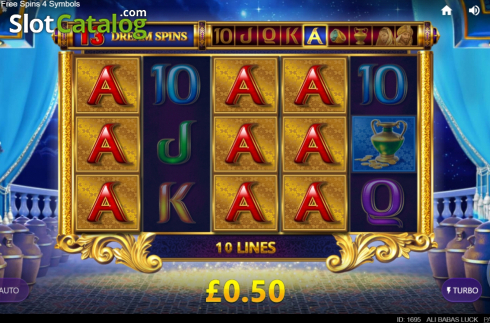 Οθόνη6. Ali Baba's Luck Κουλοχέρης