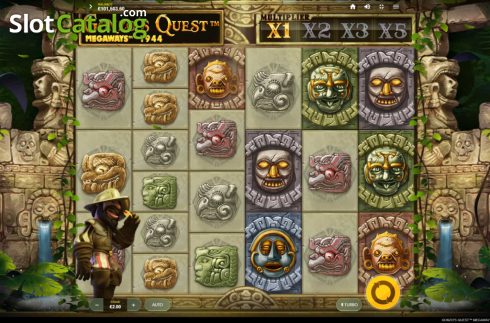 Οθόνη3. Gonzo’s Quest Megaways Κουλοχέρης