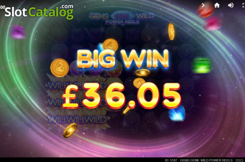 Οθόνη4. Gems Gone Wild Power Reels Κουλοχέρης