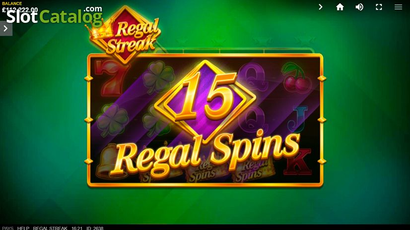 Βίντεο Regal Streak αρκετές περιστροφές Regal Streak
