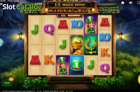 Οθόνη6. Leprechaun's Magic Megaways Κουλοχέρης