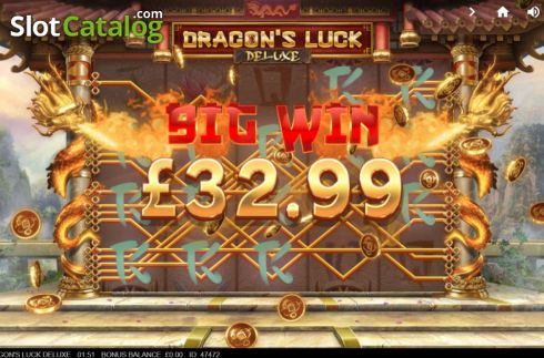 Οθόνη5. Dragons Luck Deluxe Κουλοχέρης 