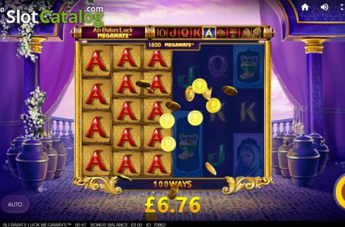 Οθόνη4. Ali Baba's Luck Megaways Κουλοχέρης