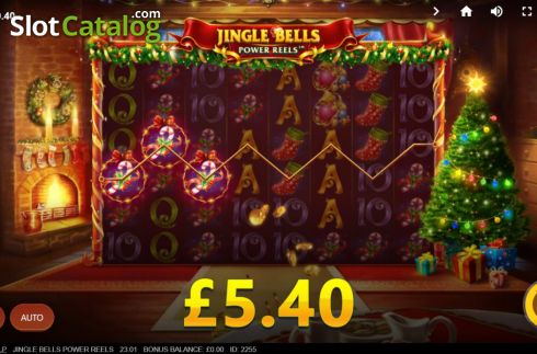 Οθόνη4. Jingle Bells Power Reels Κουλοχέρης 