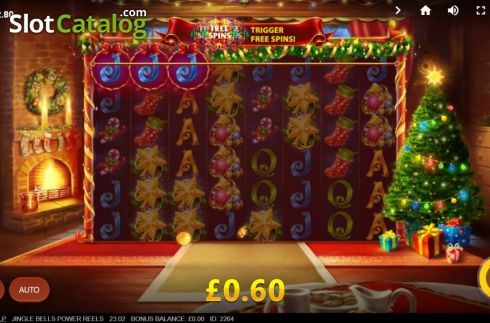 Οθόνη5. Jingle Bells Power Reels Κουλοχέρης 