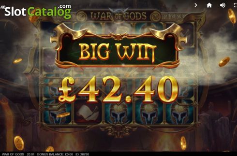 Οθόνη4. War of Gods Κουλοχέρης