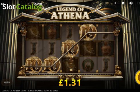 Οθόνη3. Legend of Athena (Red Tiger) Κουλοχέρης