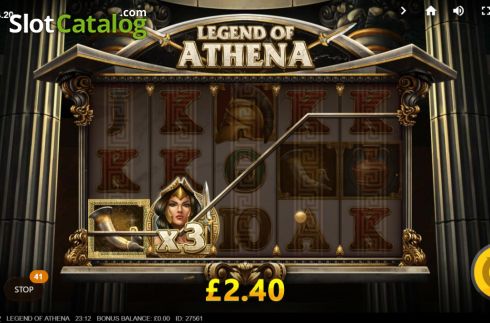 Οθόνη4. Legend of Athena (Red Tiger) Κουλοχέρης