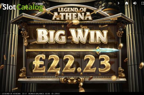 Οθόνη5. Legend of Athena (Red Tiger) Κουλοχέρης