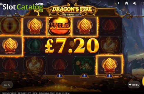 Οθόνη3. Dragons Fire Infinireels Κουλοχέρης