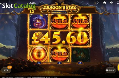 Οθόνη5. Dragons Fire Infinireels Κουλοχέρης