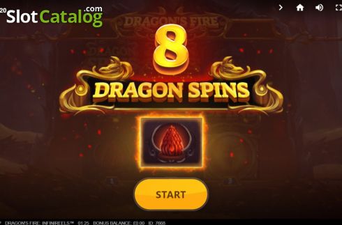 Οθόνη6. Dragons Fire Infinireels Κουλοχέρης