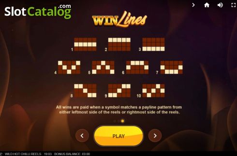 Οθόνη9. Wild Hot Chilli Reels Κουλοχέρης