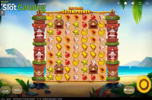 Οθόνη2. Tiki Fruits Totem Frenzy Κουλοχέρης 