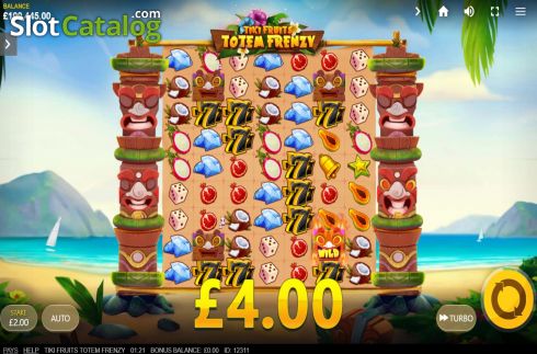 Οθόνη4. Tiki Fruits Totem Frenzy Κουλοχέρης 