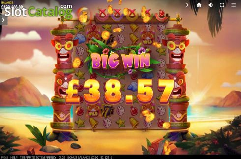 Οθόνη9. Tiki Fruits Totem Frenzy Κουλοχέρης 