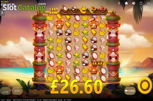 Οθόνη8. Tiki Fruits Totem Frenzy Κουλοχέρης 