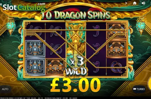 Οθόνη8. Dragon King Legend of the Seas Κουλοχέρης