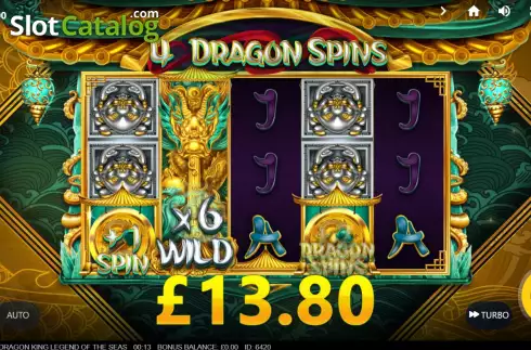 Οθόνη9. Dragon King Legend of the Seas Κουλοχέρης