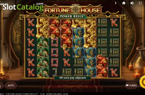 Οθόνη4. Fortune House Power Reels Κουλοχέρης