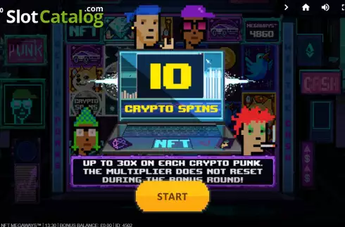 Οθόνη7. NFT Megaways Κουλοχέρης
