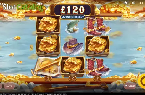 Οθόνη6. Get The Gold Infinireels Κουλοχέρης