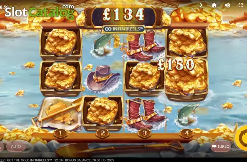 Οθόνη7. Get The Gold Infinireels Κουλοχέρης