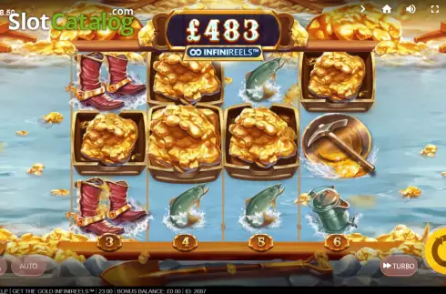 Οθόνη8. Get The Gold Infinireels Κουλοχέρης