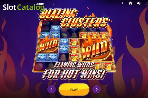 Οθόνη2. Blazing Clusters Κουλοχέρης 
