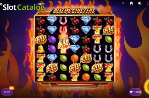Οθόνη3. Blazing Clusters Κουλοχέρης 