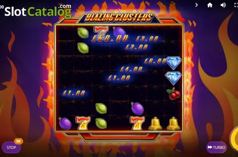 Οθόνη5. Blazing Clusters Κουλοχέρης 