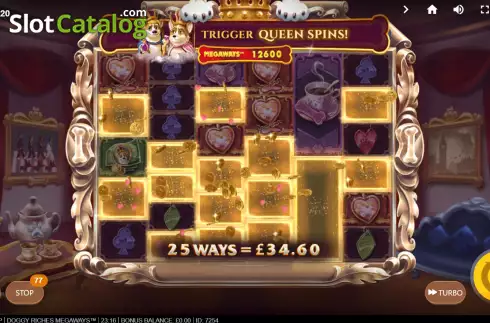 Οθόνη6. Doggy Riches Megaways Κουλοχέρης