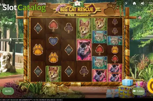 Οθόνη3. Big Cat Rescue Megaways Κουλοχέρης