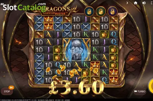 Οθόνη4. Dragons Clusterbuster Κουλοχέρης