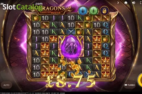 Οθόνη9. Dragons Clusterbuster Κουλοχέρης