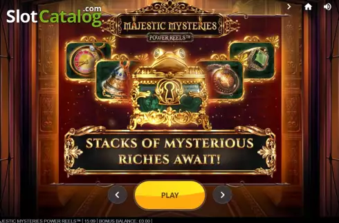 Οθόνη2. Majestic Mysteries Power Reels Κουλοχέρης 