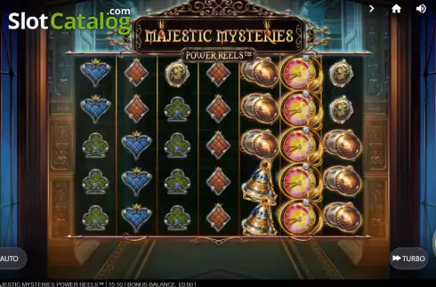 Οθόνη3. Majestic Mysteries Power Reels Κουλοχέρης 