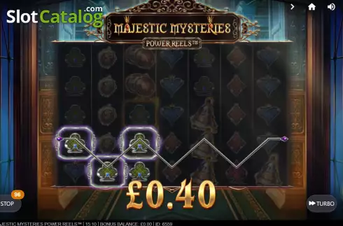 Οθόνη4. Majestic Mysteries Power Reels Κουλοχέρης 