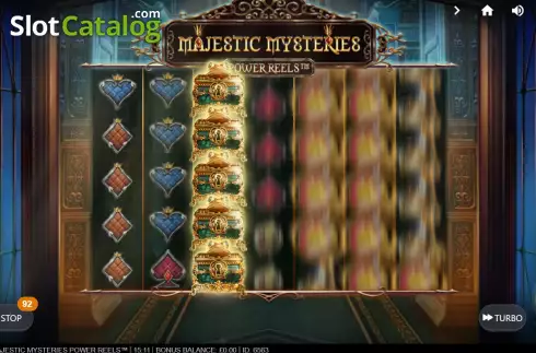 Οθόνη5. Majestic Mysteries Power Reels Κουλοχέρης 