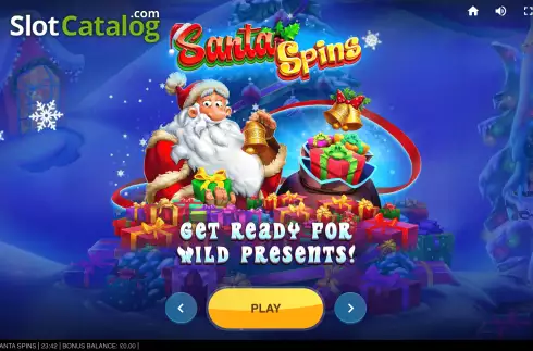 Οθόνη2. Santa Spins (Red Tiger) Κουλοχέρης