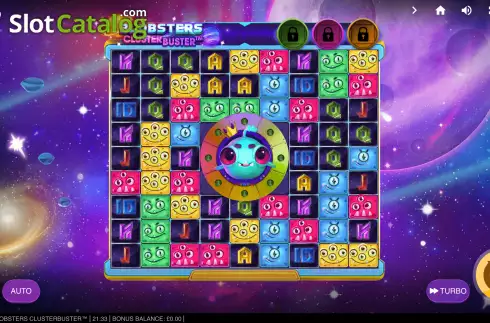 Οθόνη3. Blobsters Clusterbuster Κουλοχέρης