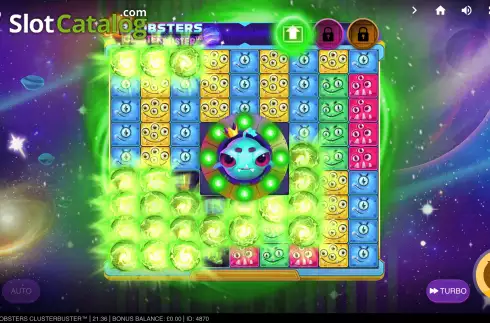 Οθόνη7. Blobsters Clusterbuster Κουλοχέρης