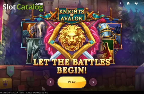 Οθόνη2. Knights of Avalon Κουλοχέρης