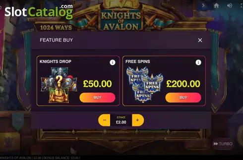 Οθόνη5. Knights of Avalon Κουλοχέρης