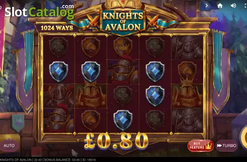 Οθόνη3. Knights of Avalon Κουλοχέρης